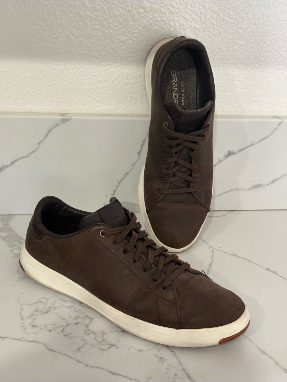 Cole Haan Grandpro Tennis Sneaker • Brown • EUC